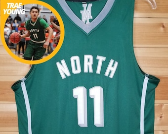 Trae Young High School Basketball Jersey - Norman North | Custom Throwback Sports Fan Apparel Jersey