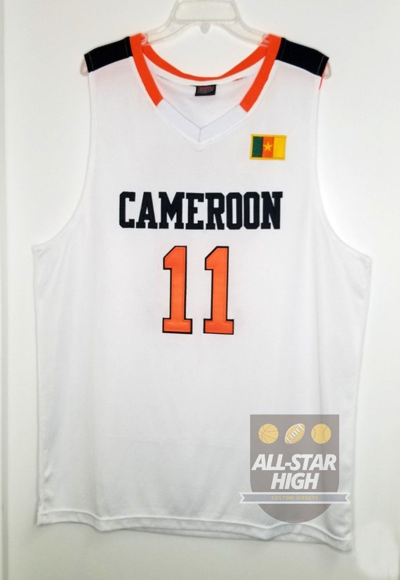 AllStarHigh Joel Embiid Cameroon Basketball Jersey | Throwback Custom Retro Sports Fan Apparel Jersey