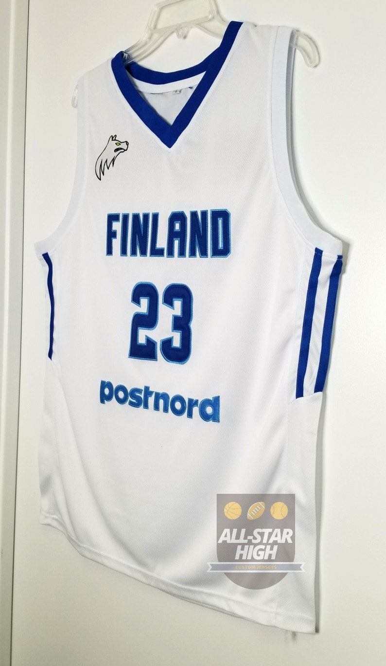 Lauri Markkanen Finland Basketball Jersey Throwback Custom | Etsy