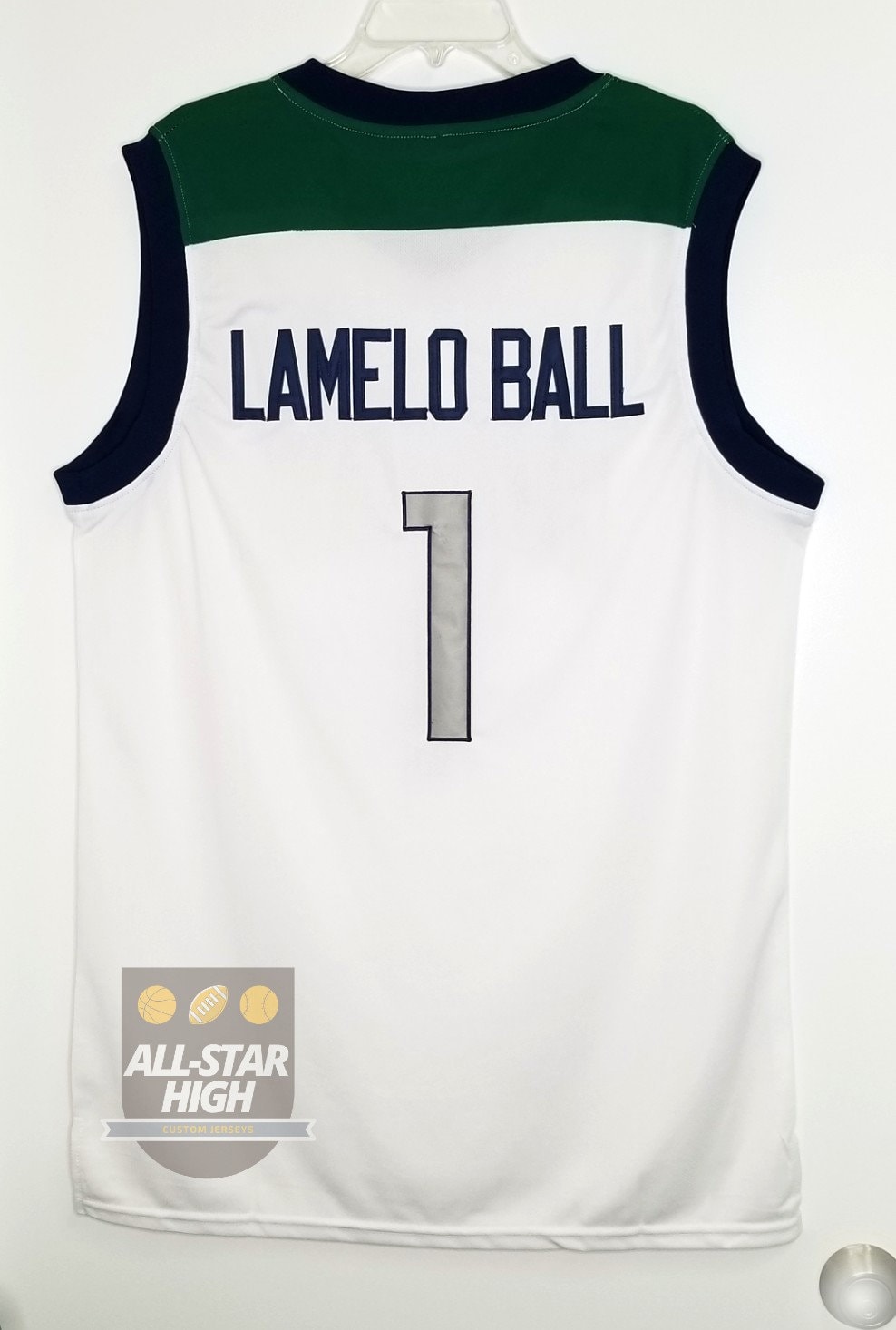 Retro Lamelo Ball 1 Los Angeles Basketball Jerseys Printed LA