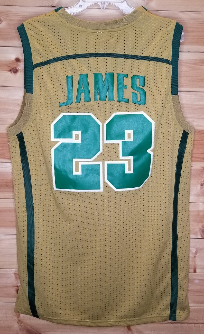 Lebron James High School Basketball Jersey Irish Custom Etsy