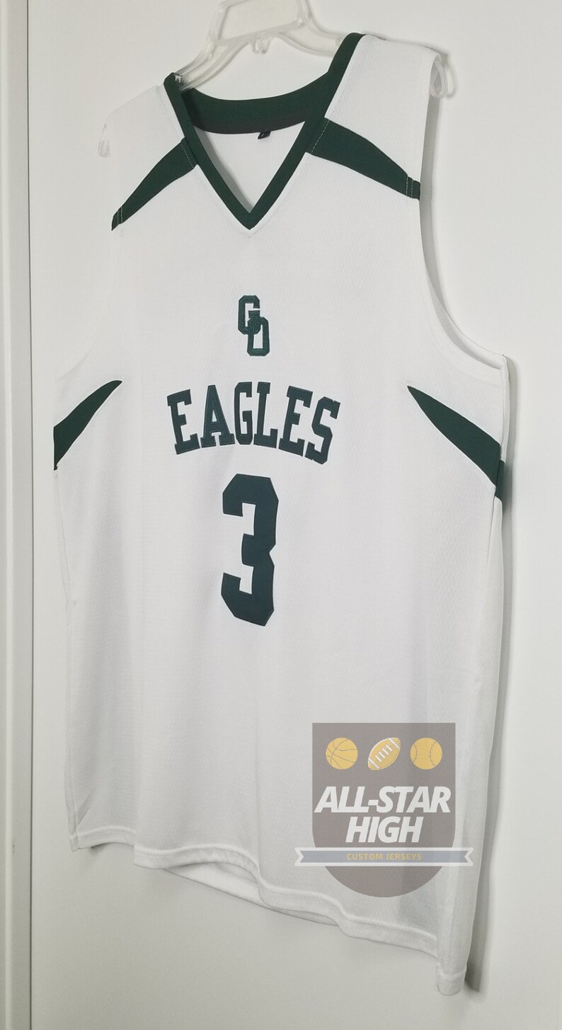 CJ Mccollum High School Basketball Jersey Eagles Throwback Etsy