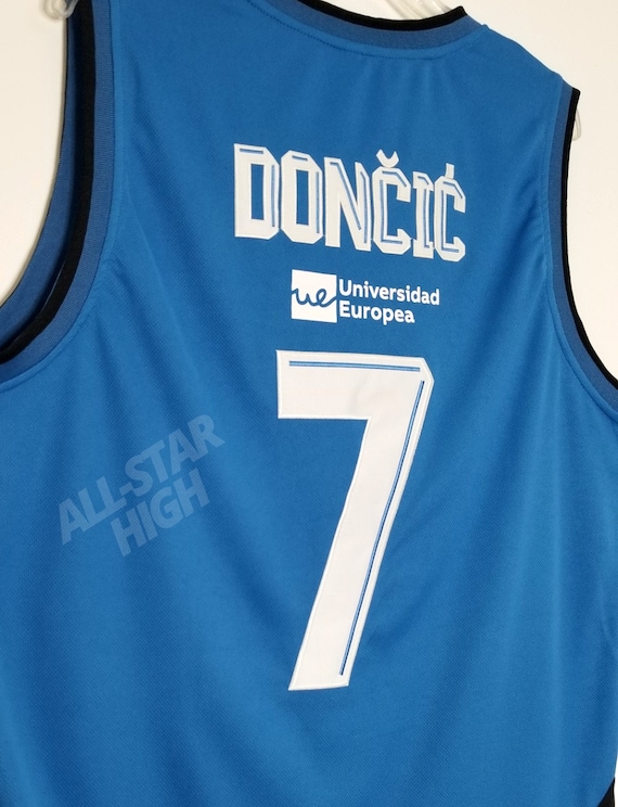 Luka Doncic Real Madrid Euro Basketball Jersey blue -  Finland