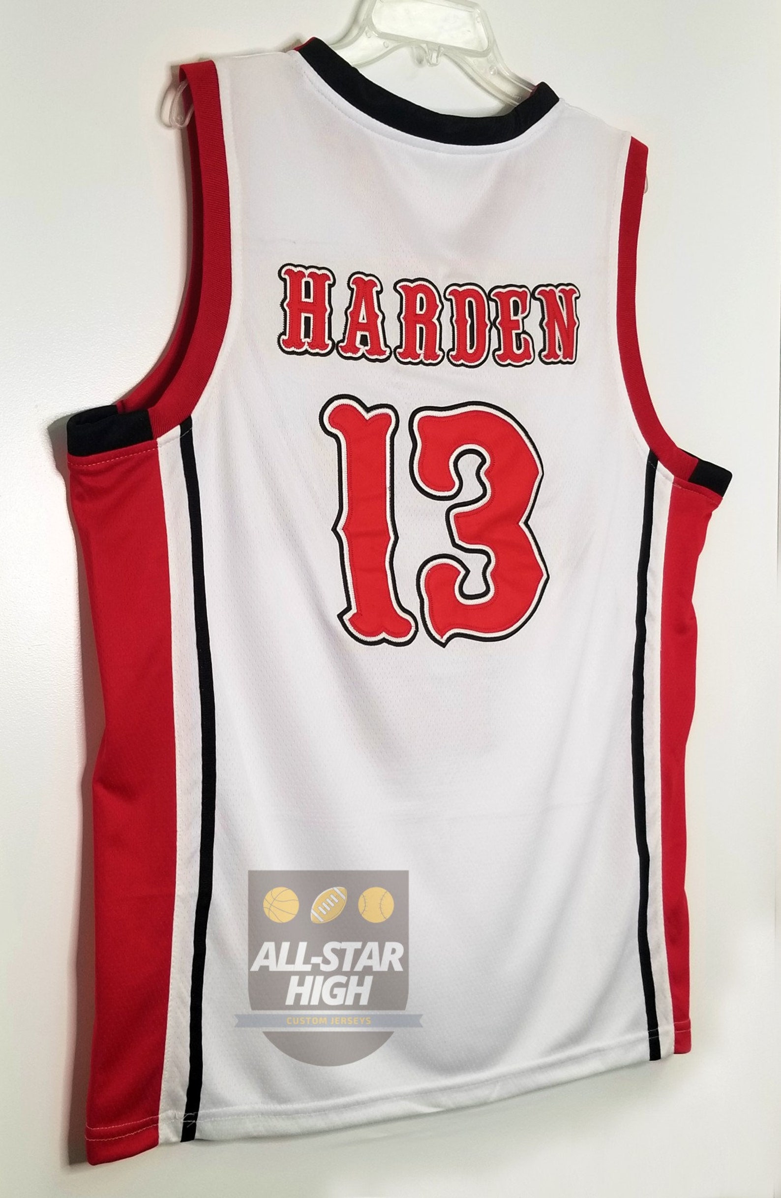 James Harden High School Basketball Jersey Artesia white Etsy