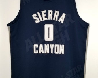 High School Basketball Jersey Bronny James #0 Sierra Canyon