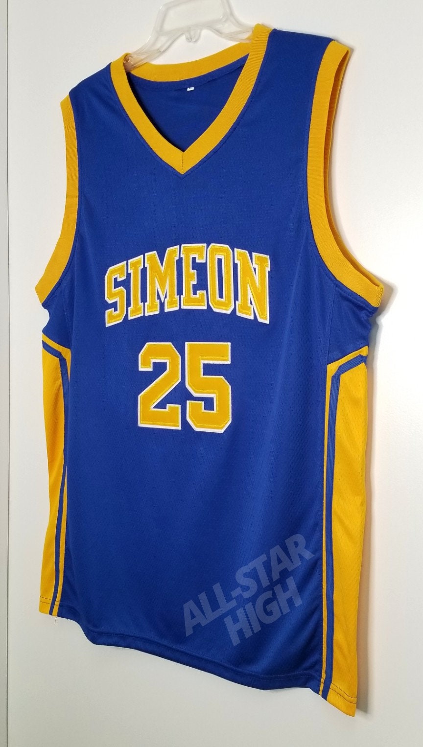 AllStarHigh Derrick Rose High School Basketball Jersey - Simeon | Throwback Custom Retro Sports Fan Apparel Jersey