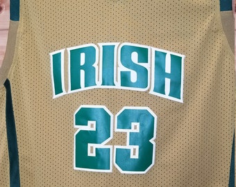 Lebron James High School Basketball Jersey Irish Custom Retro