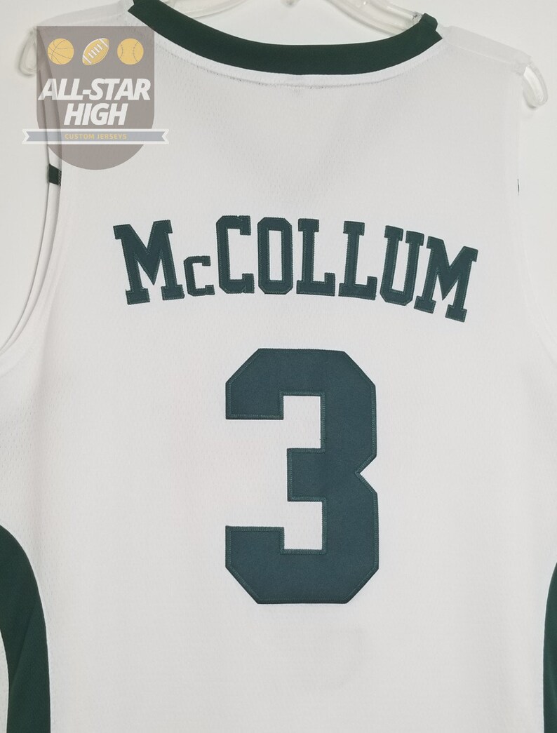 CJ Mccollum High School Basketball Jersey Eagles Throwback Etsy