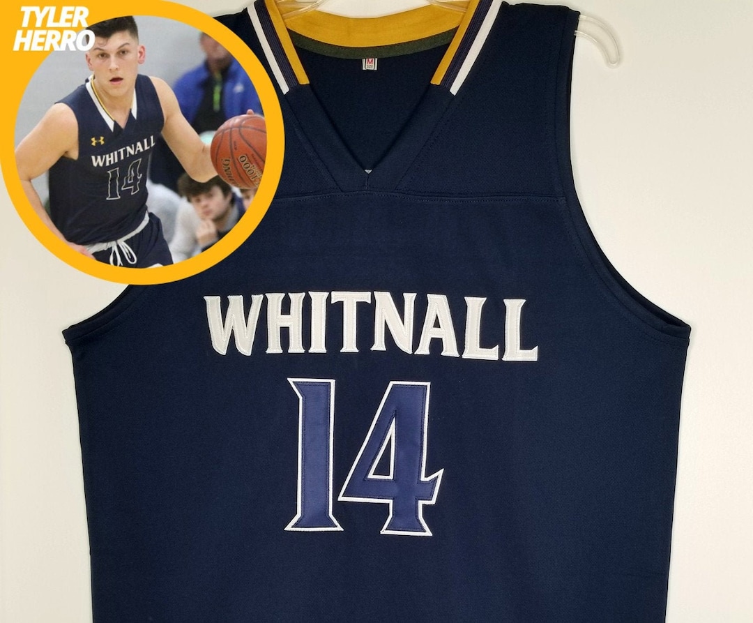 SALE! Tyler Herro High School Basketball Jersey Whitnall (Blue