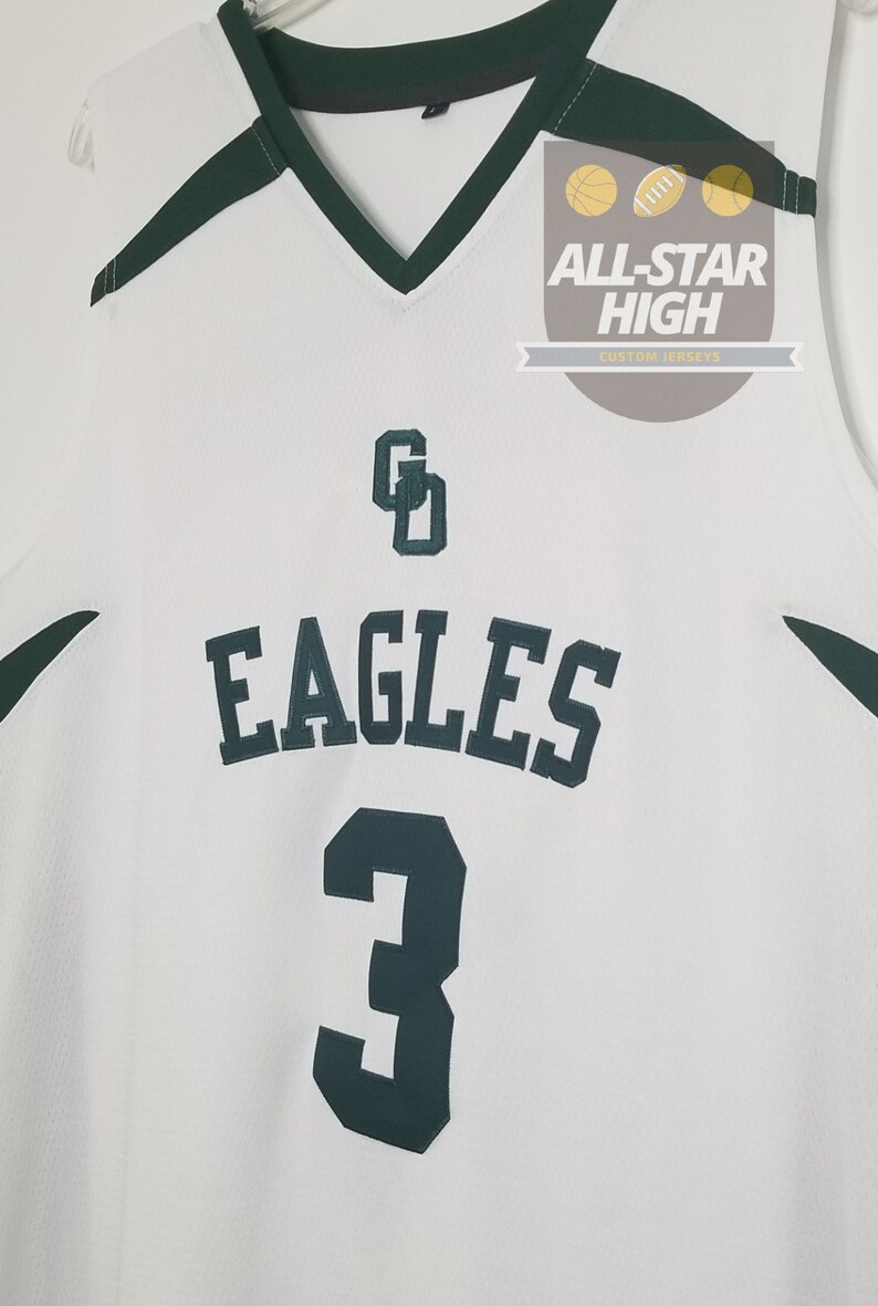 CJ Mccollum High School Basketball Jersey Eagles Throwback Etsy