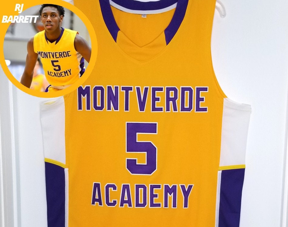 AllStarHigh RJ Barrett Retro High School Basketball Jersey - Montverde | Custom Throwback Sports Fan Apparel