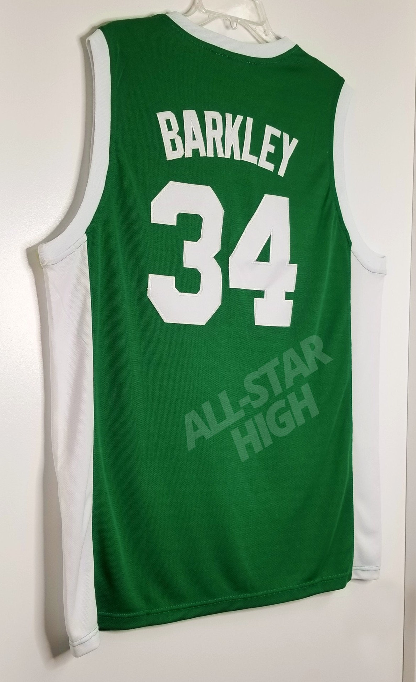 Charles Barkley High School Basketball Jersey Leeds Etsy