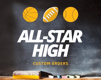 Customize Your Own Jersey (Recreate your high school jersey or your favorite basketball player)
