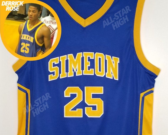 Derrick Rose High School Basketball Jersey Simeon - Etsy Hong