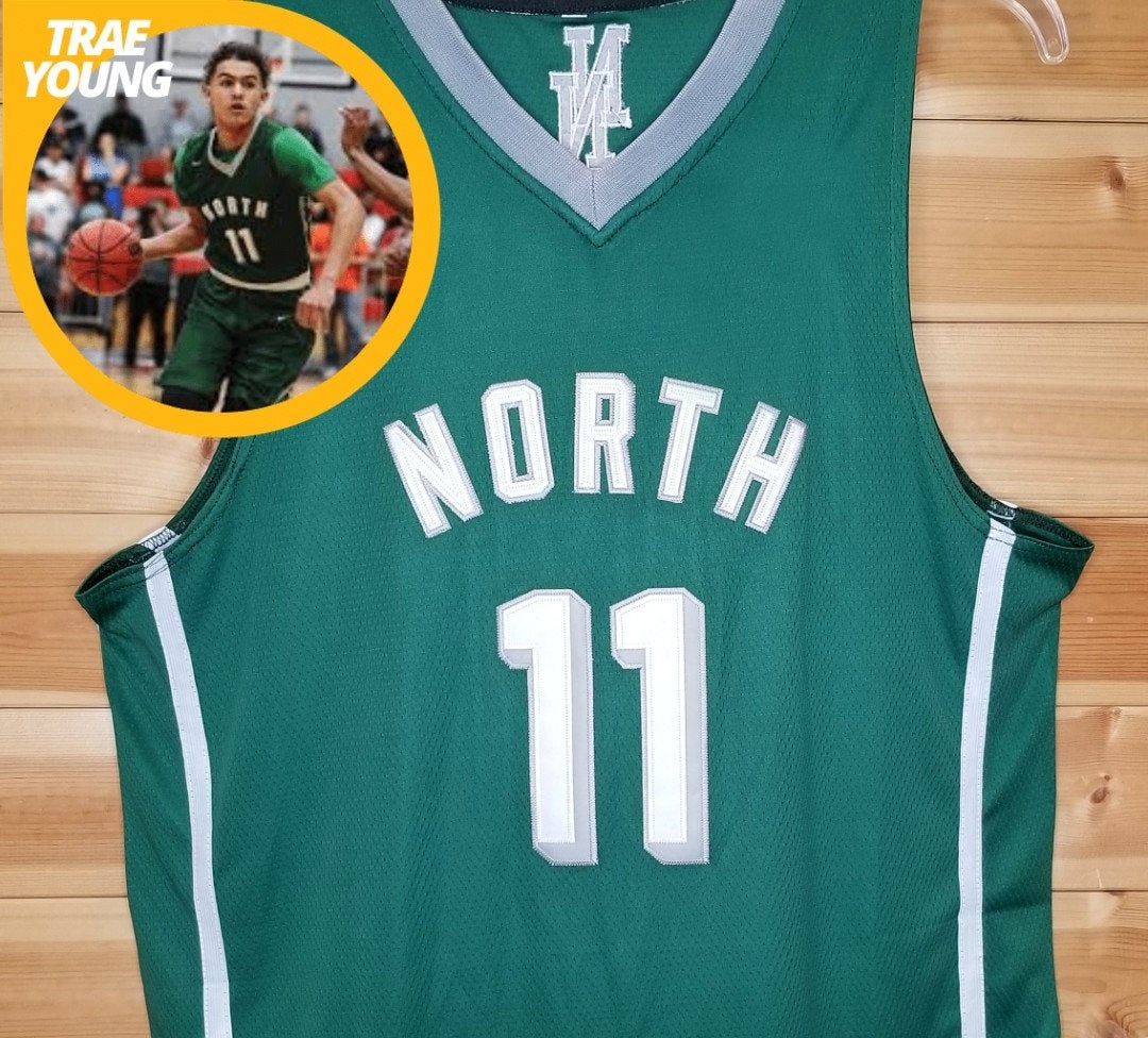 trae young throwback jersey