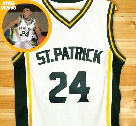 Basketball Jerseys Kyrie Irving St.Patrick High School Jersey White