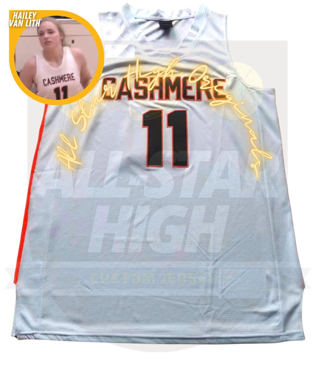 NEW Hailey High School Basketball Jersey Throwback Custom Retro Sports