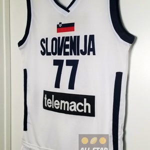 Luka Doncic Slovenia Euro Basketball Jersey White | Etsy