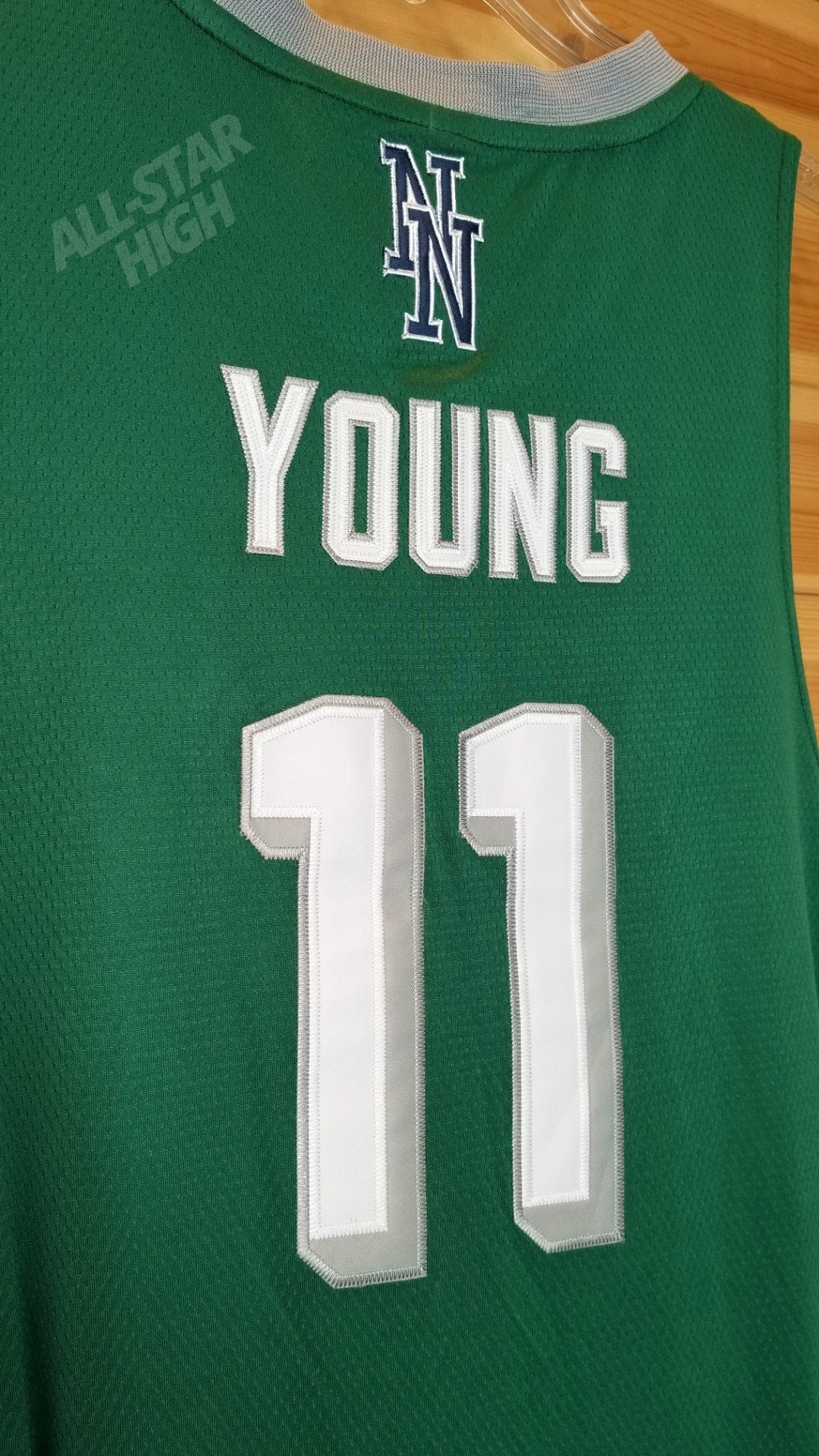 Trae young jersey best sale throwback