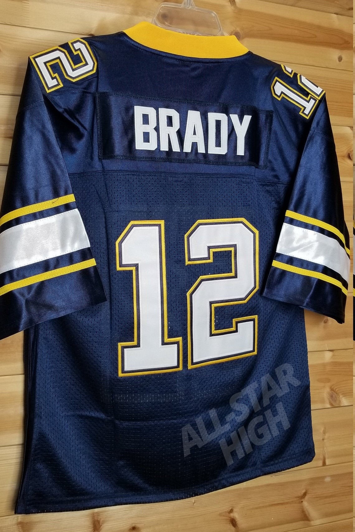 SALE Tom Brady Padres 12 High School Football Jersey Custom Throwback Retro Sport Fan Apparel Etsy