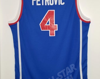 Drazen Petrovic Sibenka Basketball Jersey (In-Stock-Closeout) Size