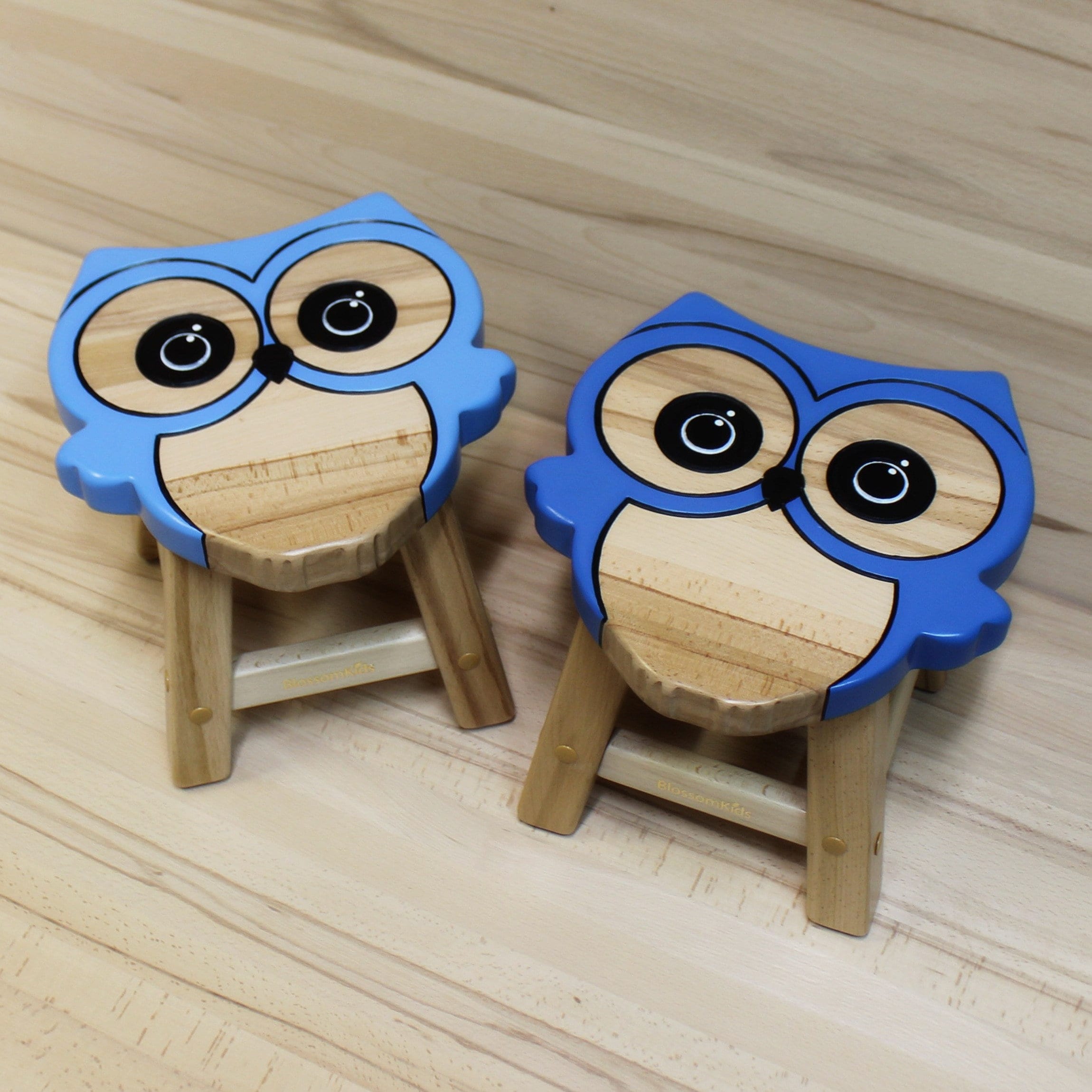 Wood Stool fox Stool Kids fox Stool Sitting Stool Hand Painted | Etsy