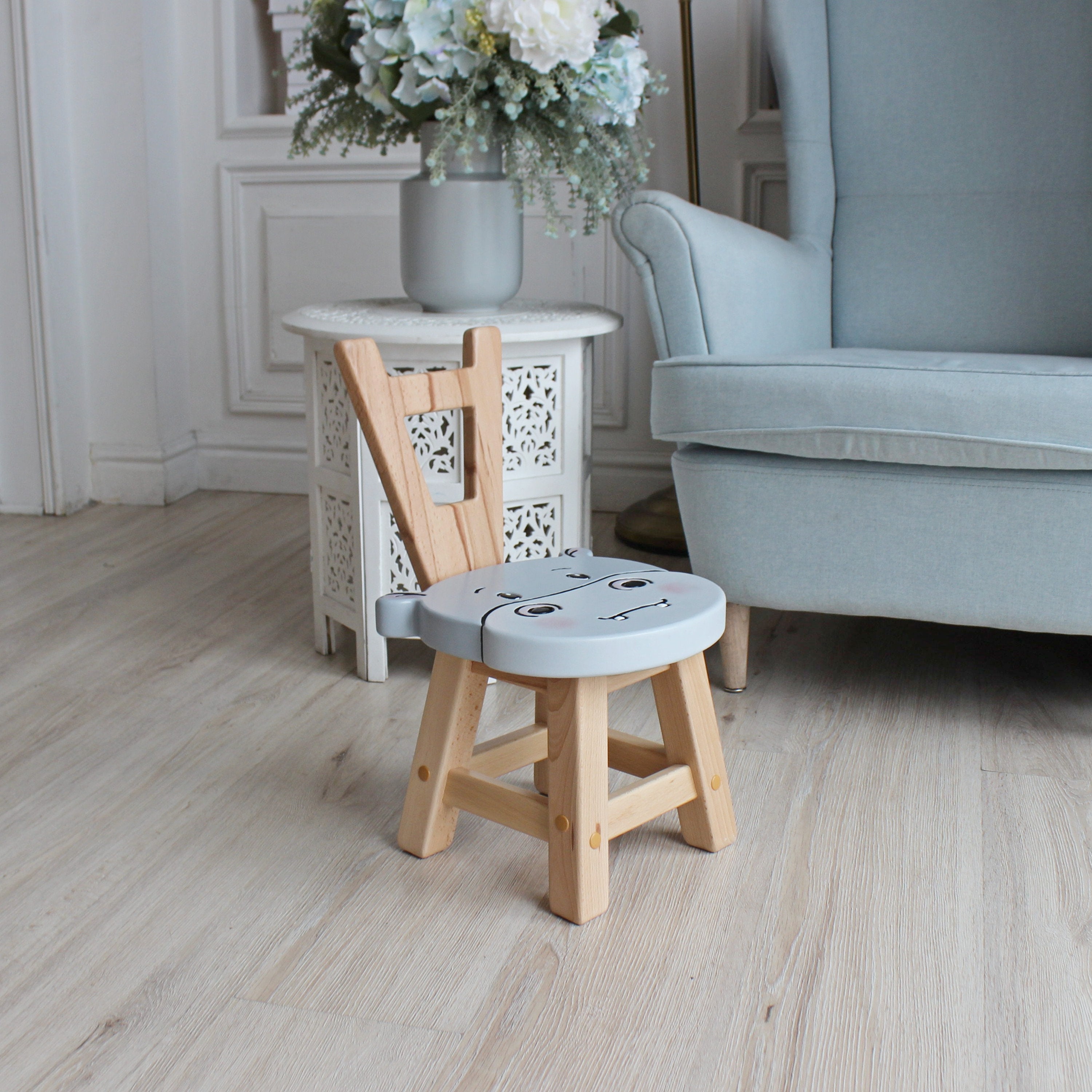 Kid chair kids wood furniture. Hand Painted chair Etsy