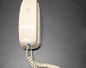 Vintage Ima Telephone Desk or Wall Touch Tone Phone Off White T26