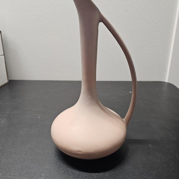 Vintage Van Briggle Pottery Ewer Matte  Colorado Springs Pitcher 11.75"  S5