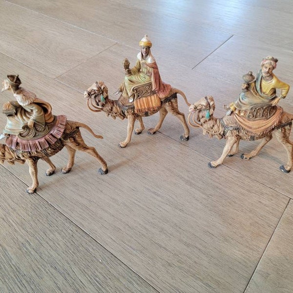 Fontanini Three Kings On Animals Nativity Set - Handcrafted Italian Figurines - View #4
