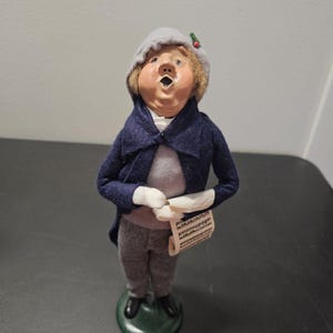 Vintage Byers Choice The Carolers 1990 Figurine Signed