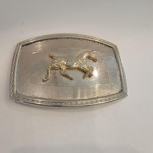 Vintage Horse Western Belt Buckle