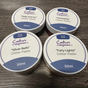 Crafter's Companion Glitter Paste Lot Of 4