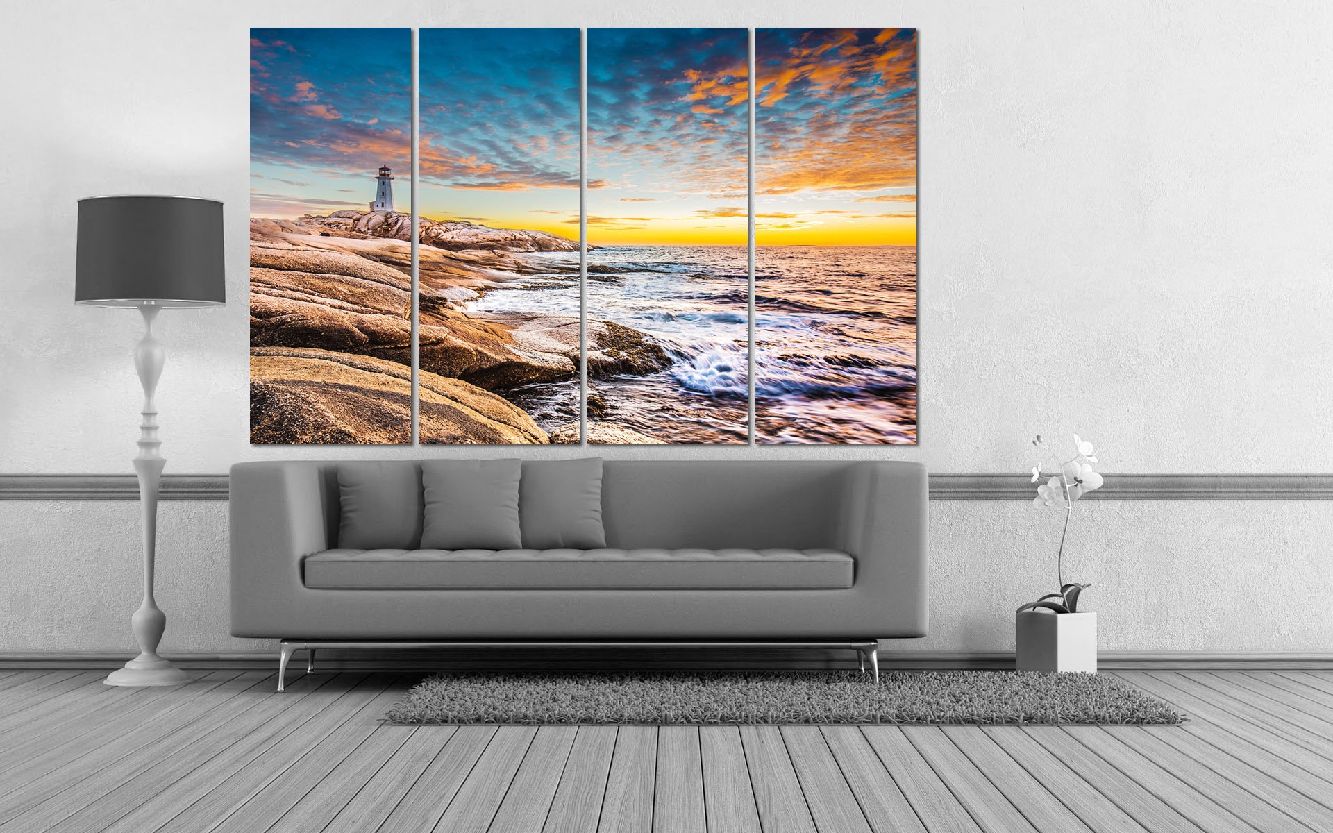 Lighthouse wall art Lighthouse wall decor Lighthouse poster Etsy