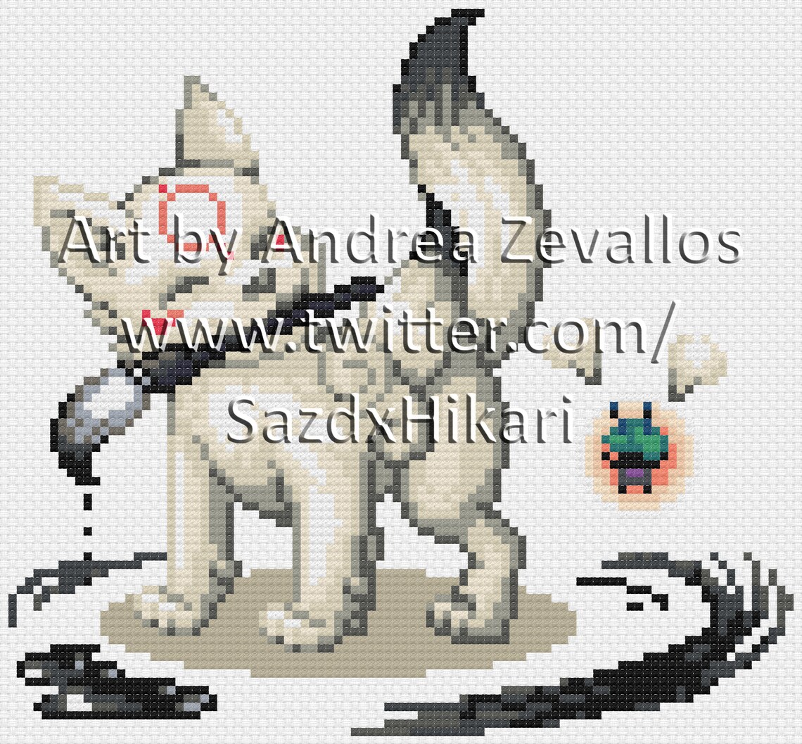 Chibiterasu Ameterasu from Okami by Andrea Zevallos Cross Etsy