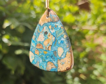 Beautiful Van Gogh Jasper Pendant Necklace for Women Girls Men - Etsy