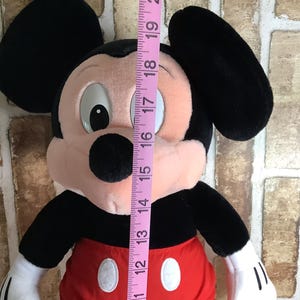 1990s Walt Disney World Mickey Mouse Plush , Large Vintage Park Exclusive Style Collectible bild 4
