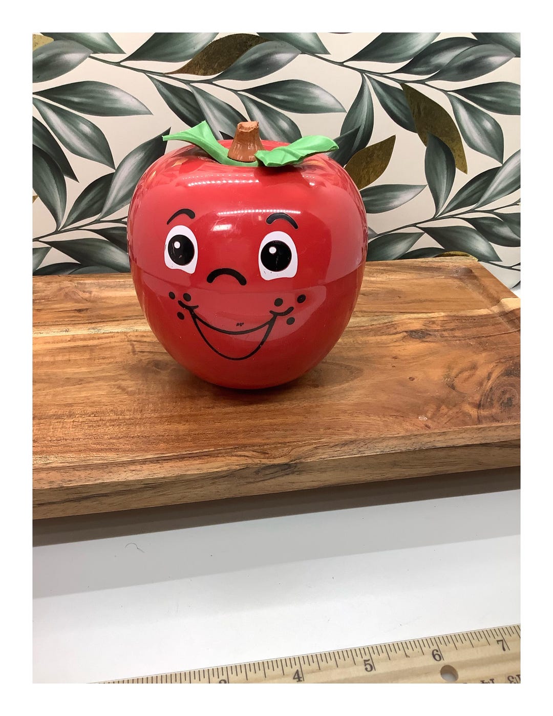 1970’s Fisher Price Happy Apple Roly Poly Chime Toy - Etsy