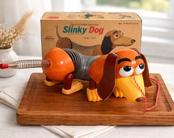 Vintage Disney Slinky Dog, Collector's Edition Pull Toy