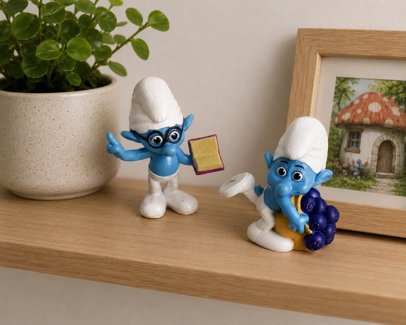 Vintage Smurf Display - Etsy