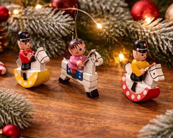 Russ Wooden Christmas Ornaments