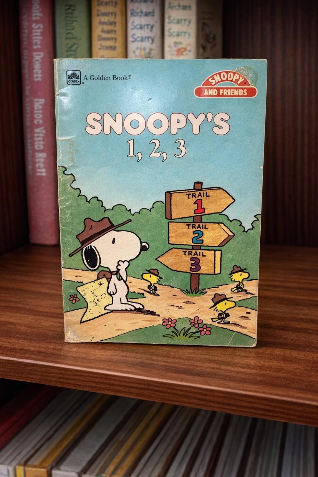 Vintage Golden Book Peanuts Children’s Counting Book Featuring Snoopy ...