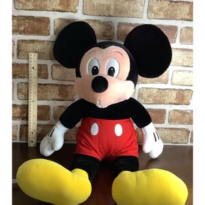 1990s Walt Disney World Mickey Mouse Plush , Large Vintage Park Exclusive Style Collectible bild 6