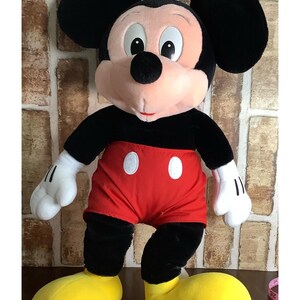 1990s Walt Disney World Mickey Mouse Plush , Large Vintage Park Exclusive Style Collectible bild 10