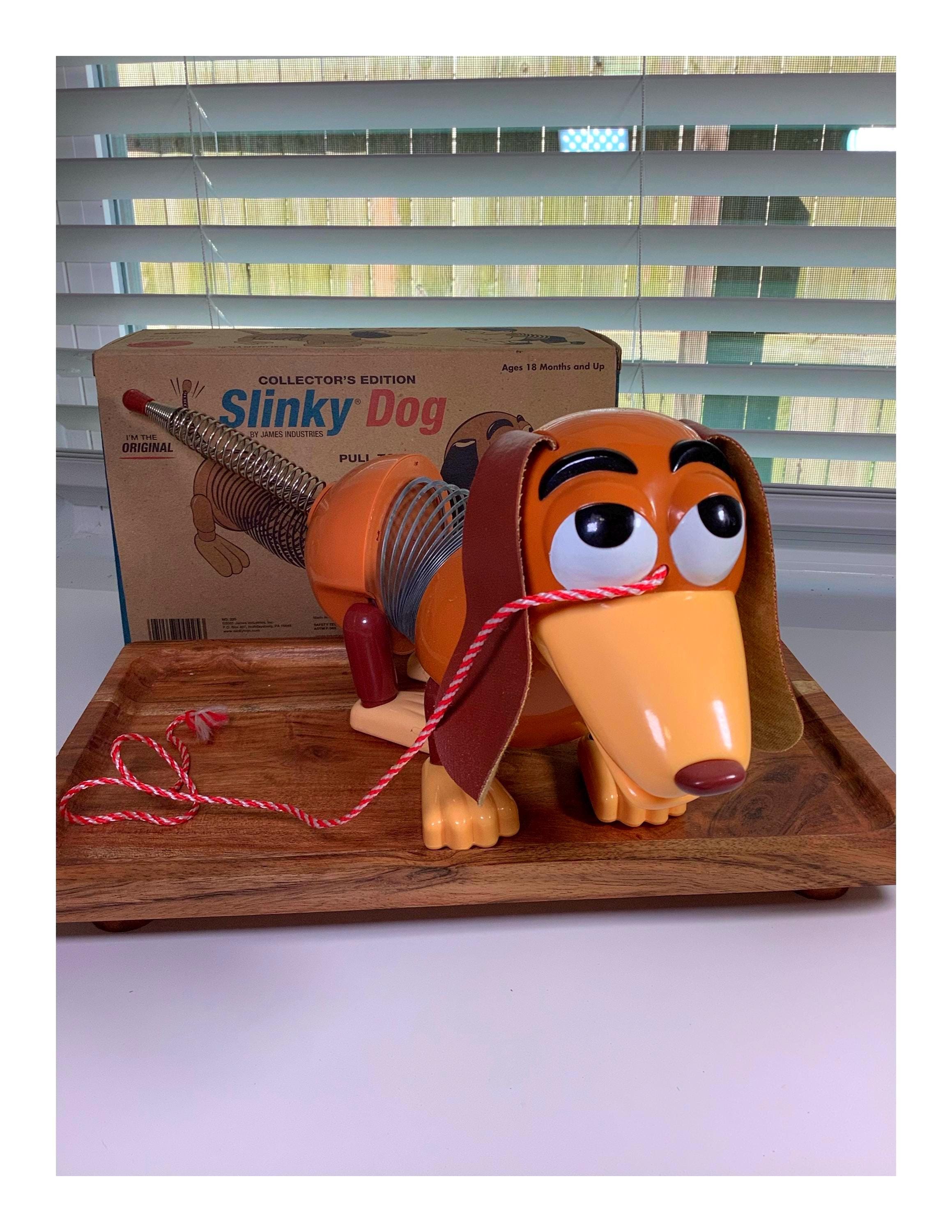 Vintage Disney Slinky Dog, Collector's Edition Pull Toy - Etsy