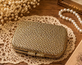 1960s Revlon Love Pat Blush Compact | Hollywood Regency Vanity Collectible
