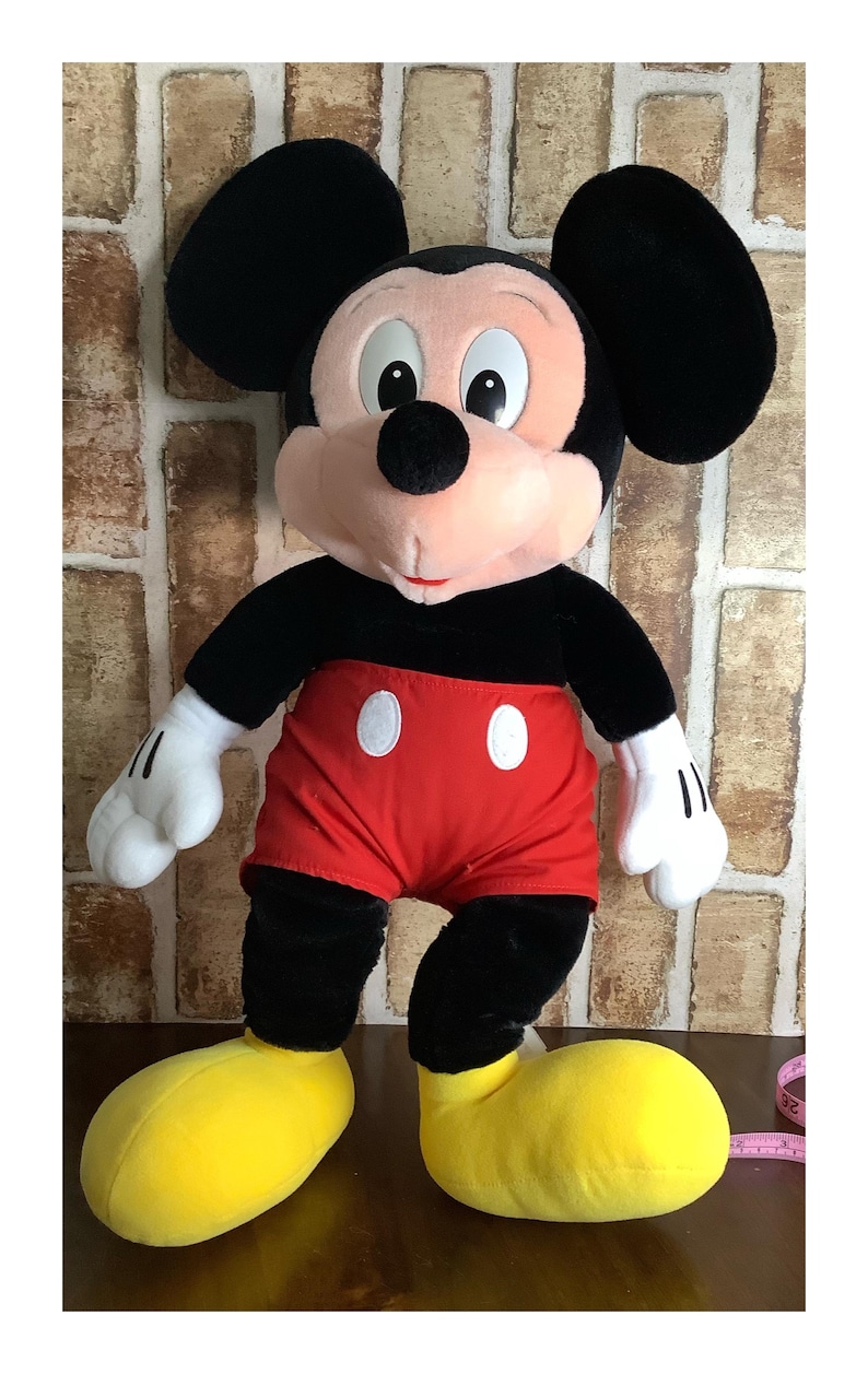 1990s Walt Disney World Mickey Mouse Plush , Large Vintage Park Exclusive Style Collectible bild 1