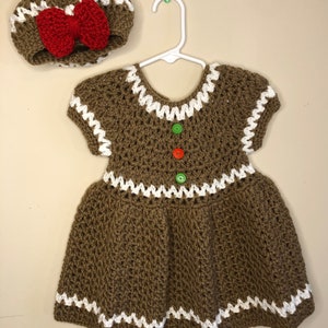 gingerbread dress crochet pattern Gingerbread Dress Free Crochet Pattern and Paid