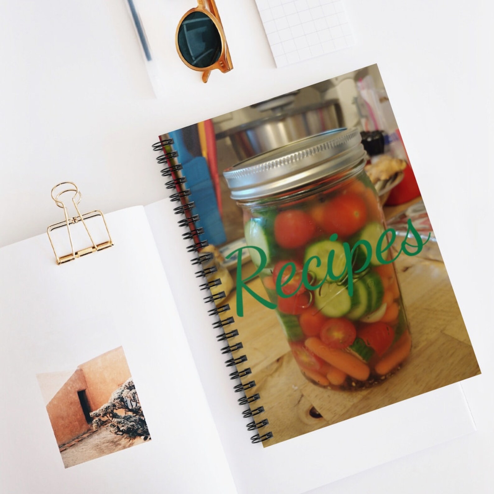 Spiral Notebook Recipe Book Cooking Writing Journal Diary Diet Etsy