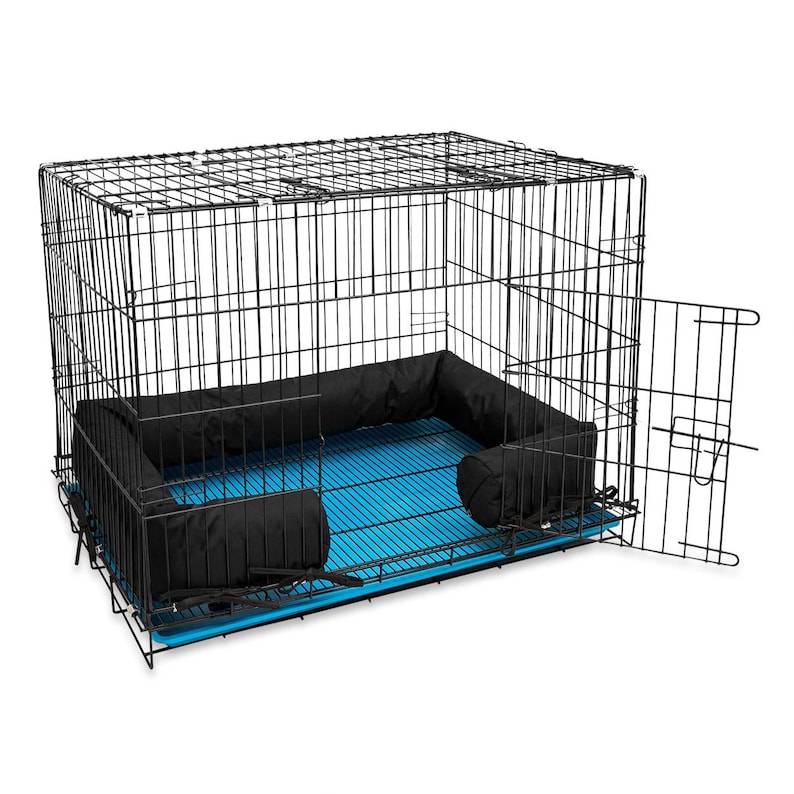 Waterproof Dog Crate Bumper | Heavy Duty Kennel Cushion | Washable ...